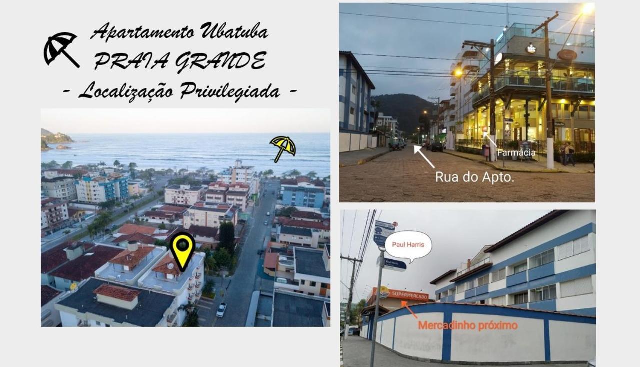 Apartamento Praia Grande Убатуба Экстерьер фото